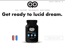 Tablet Screenshot of luciddreamleaf.com